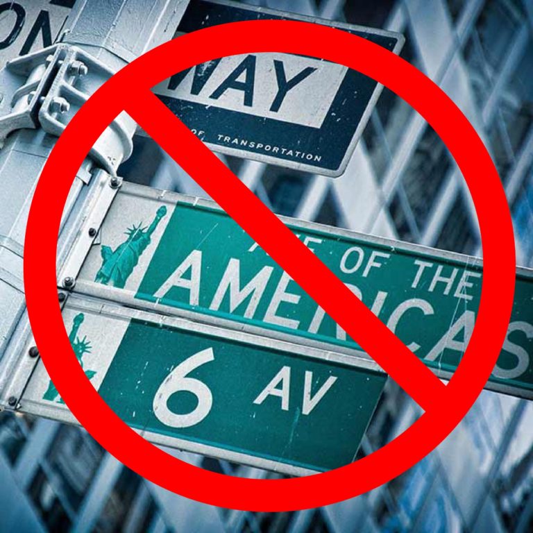 StreetSign green signs with red cancel sign over it