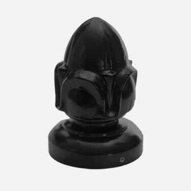 The FIN-A5 is a cast aluminum acorn finial for 5" round poles.