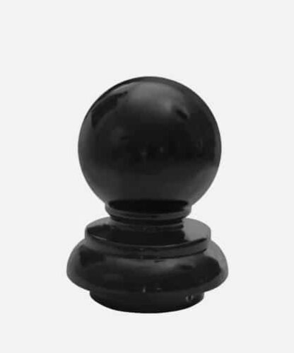 The FIN-B3 ball finial for 3" round sign poles.