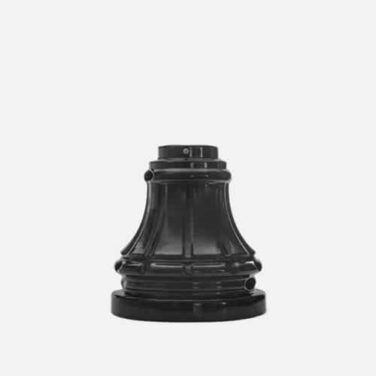 The 2PCD is a short, ornamental, two-piece base for 3" round direct burial poles.