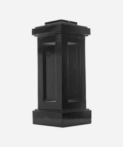 The 2PCQ-4 is a tall, ornamental, two-piece base for 4" square poles.