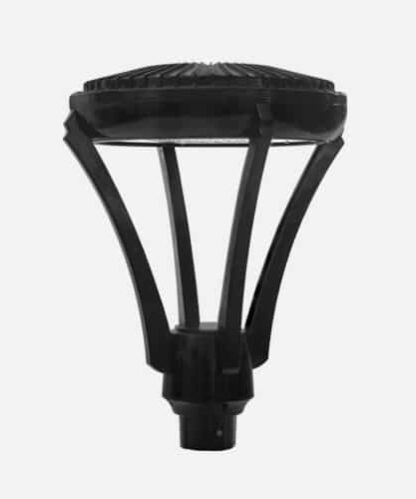 The H-01 is an LED modern post top luminaire.