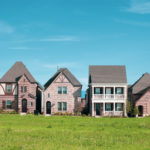 stylish modern American neighborhood