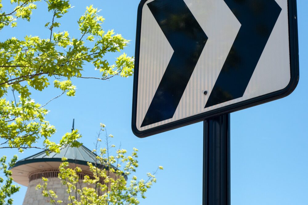 Retroreflectivity the reflective surface of a public road sign