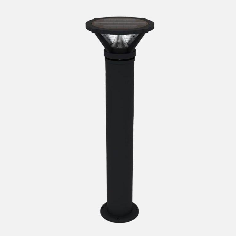 The B-SR is a bollard with solar LED lighting.