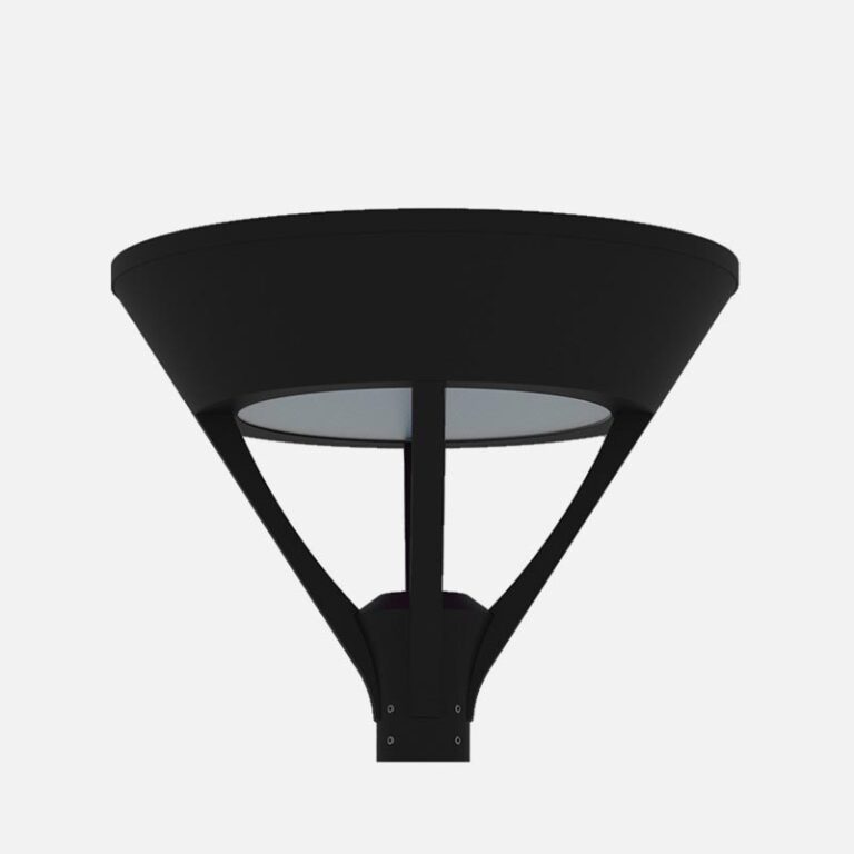 The S-01S is a solar LED modern post top luminaire.