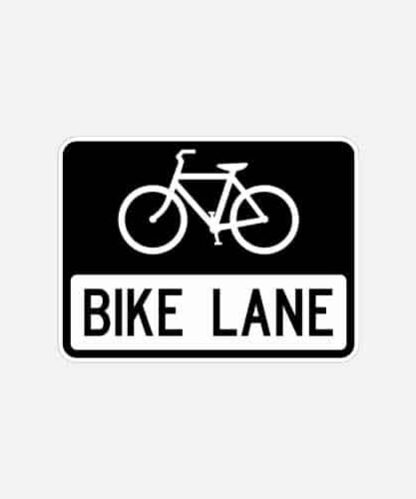 MUTCD approved aluminum Bicycle Lane Signs
