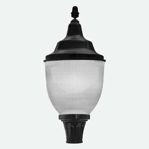 The AMC1 is an LED traditional post top type lll prismatic globe luminaire.